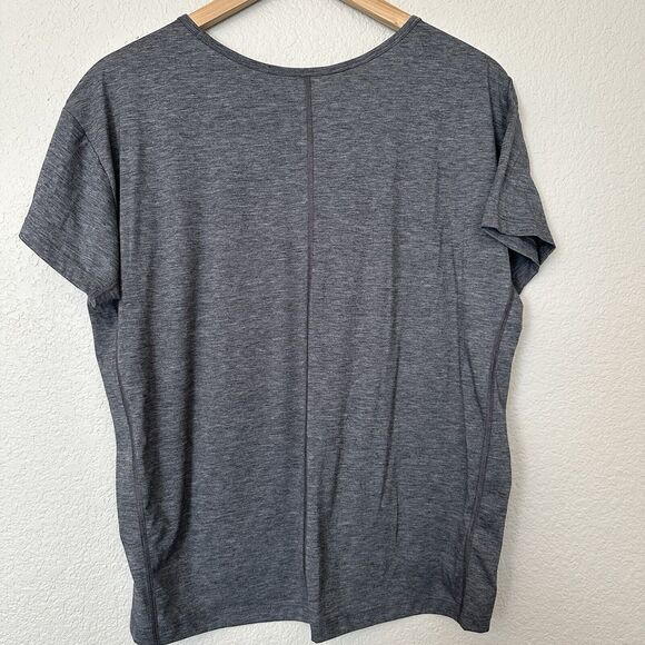 Goal Five Soccer Workout Shirt Heather Gray Size Large EUC - Picture 2 of 6